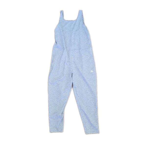 Jo+Jax Youth Large Tie Stretchy Jumpsuit Grey Dancewear Athleisure Tween - Picture 2 of 12